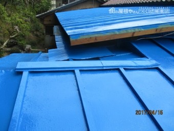 屋根塗装工事4