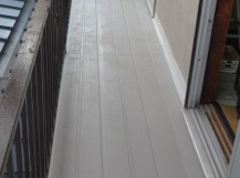 ベランダから雨漏り