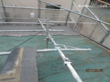 カバー工法に依る葺き替え