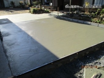 土間コンクリート打設工事
