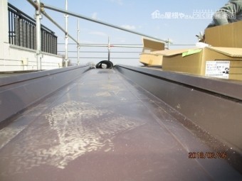 カバー工法による葺き替え