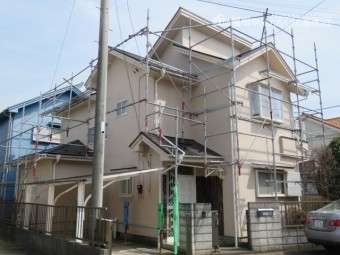 足場架設工事
