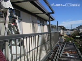 ベランダ復元工事