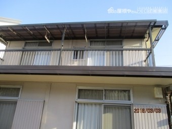 ベランダの復元