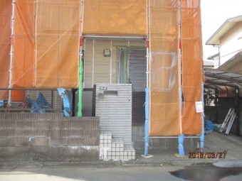 塗装養生工事