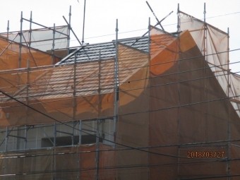屋根の下塗り塗装