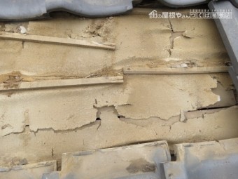 桟瓦の下地の状況