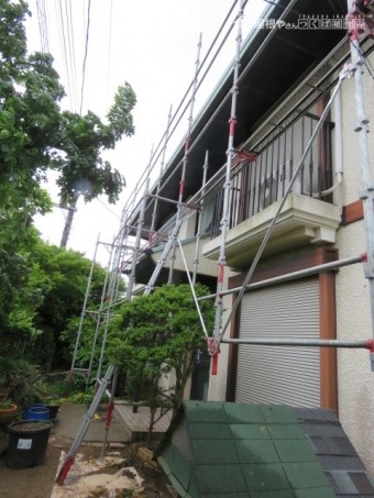 足場架設工事