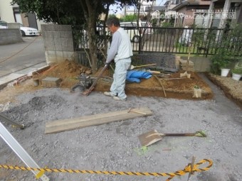 ブロック積工事