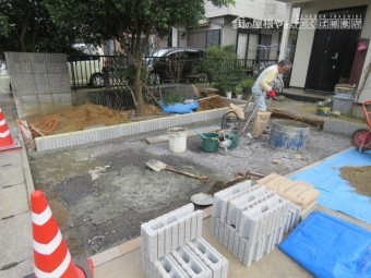ブロック積1