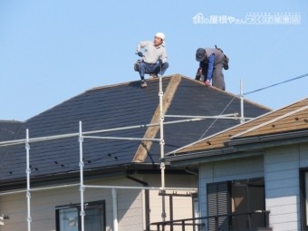 棟板金交換工事1