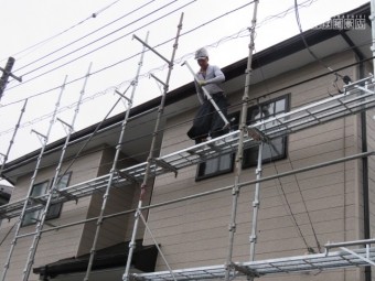 足場撤去工事2