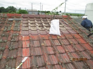 温水器の撤去作業