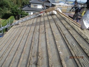 大屋根工事1