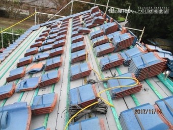 屋根葺き替え工事4