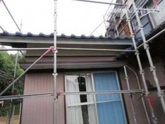 破風塗装工事2