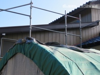 ケラバ板金巻き