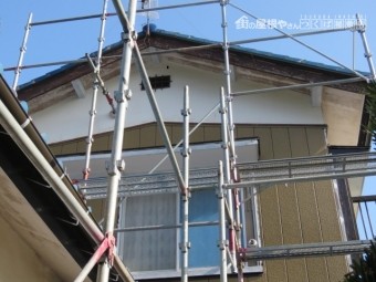 ケラバ板金巻き