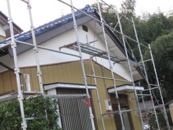 ケラバ板金巻き