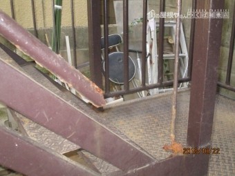 金属階段補修工事