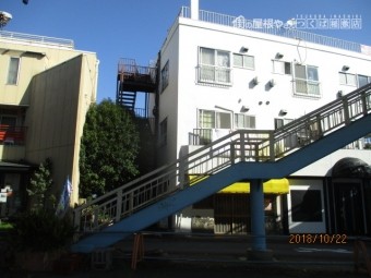 金属階段補修工事
