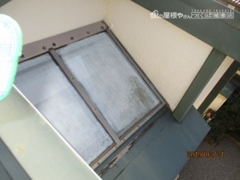 台風被害のトップライト