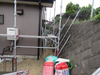 足場架設工事