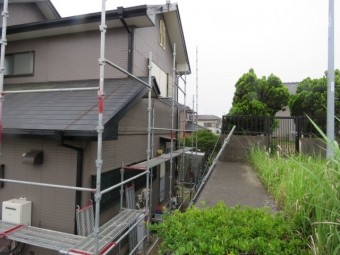 足場架設工事