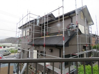 足場架設工事