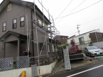 足場架設工事