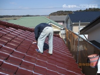 屋根コーキング工事
