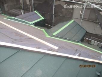 ハト小屋工事