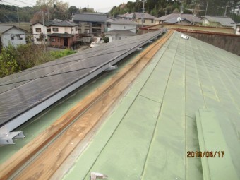 棟板金交換工事