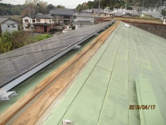 棟板金交換工事
