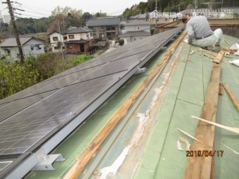 棟板金交換工事