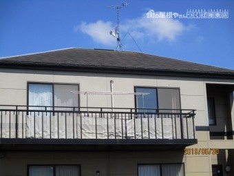 かカバー工法による屋根葺き替え