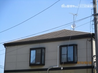 カバー工法による屋根葺き替え
