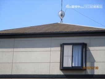 カバー工法による屋根葺き替え