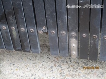 伸縮門扉交換工事