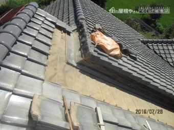 瓦葺き替え工事
