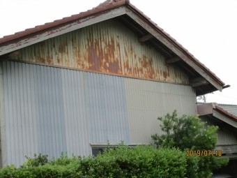 波板交換工事