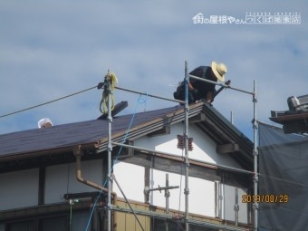 屋根葺き替え工事