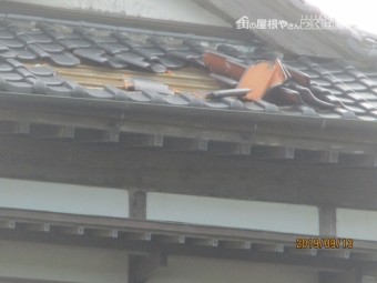台風15号被害工事