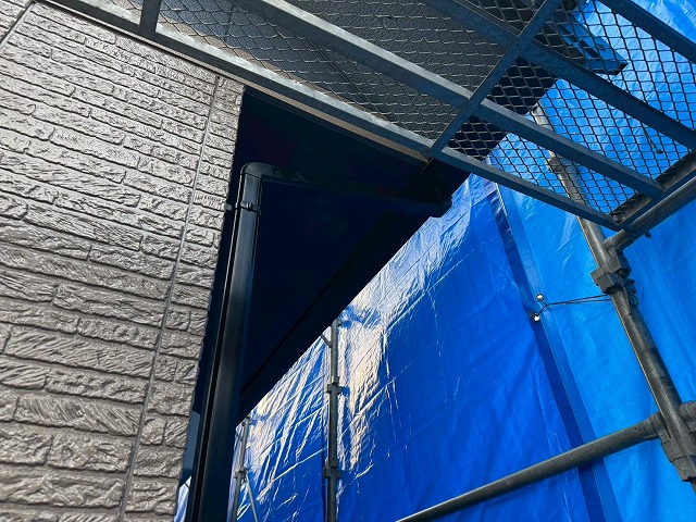 稲敷郡美浦村にて優れた排水性や耐久性を確保した雨樋交換リフォームの完成後状況