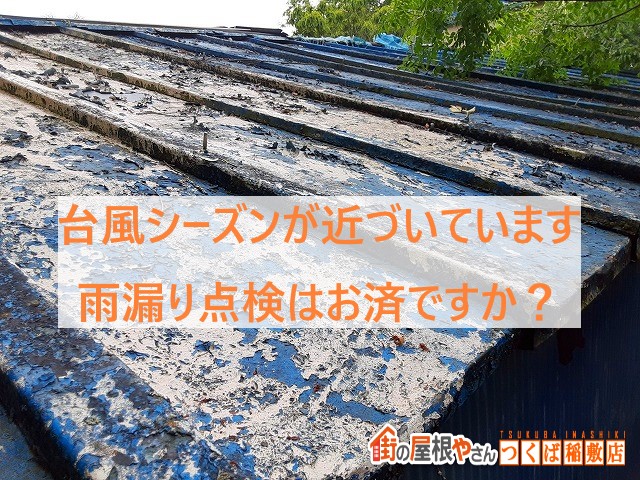 小美玉市の金属縦て葺き屋根（瓦棒屋根）の雨漏り点検を実施