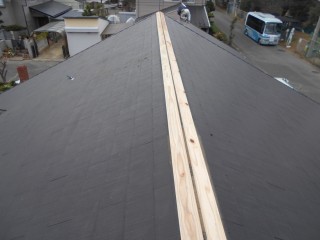 新しい貫板
