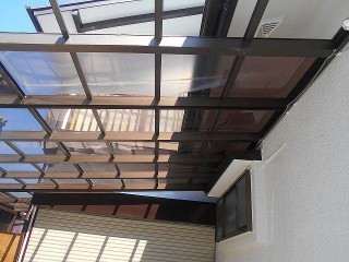 カーポートの屋根葺き替え工事