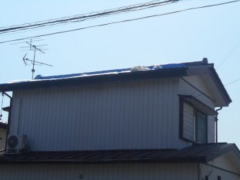 大屋根葺き替え工事