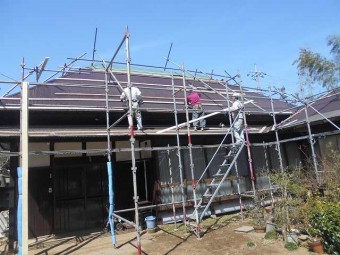 屋根葺き替え工事