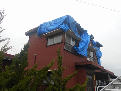 台風被害工事